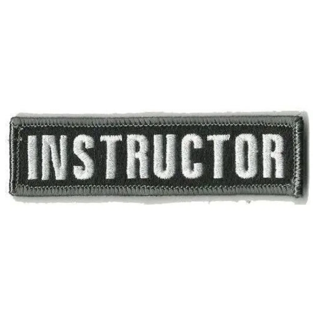 BuckUp Tactical Morale Patch Hook Instructor Morale Patches 3.75x1" - Picture 3 of 13
